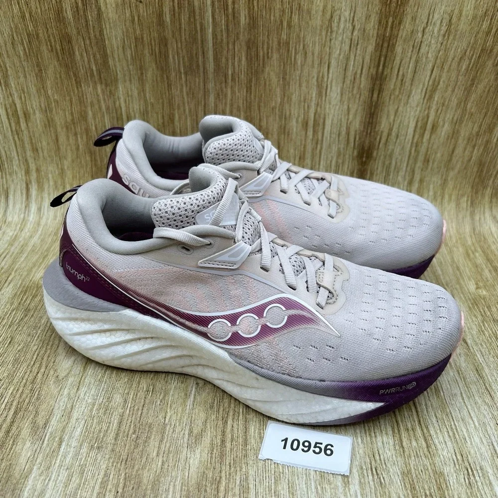 Saucony Triumph 22 Women's Size 8.5 Mauve Purple Running Shoes S10964-240